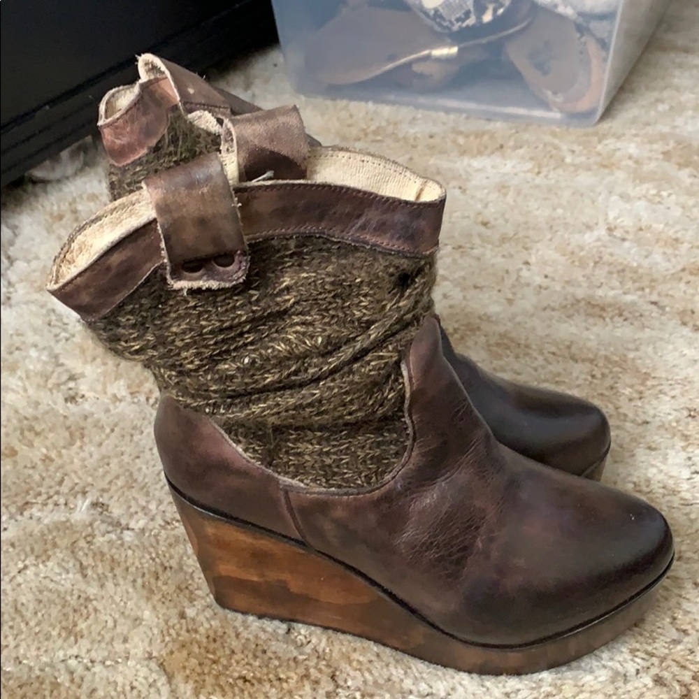 Bed Stu leather bootie